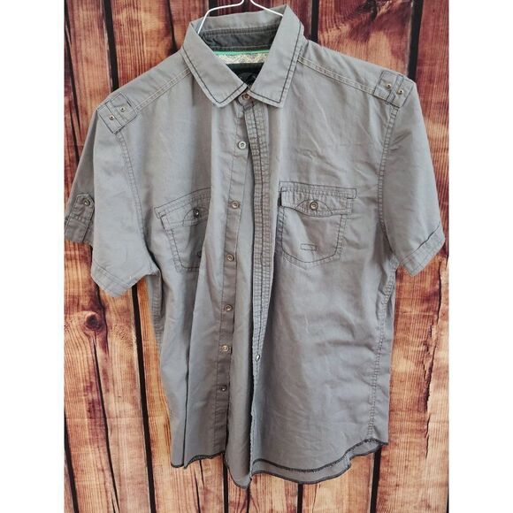 Men's Large Grey Button Down Shirt from Drill Clothing Co. - Picture 1 of 7